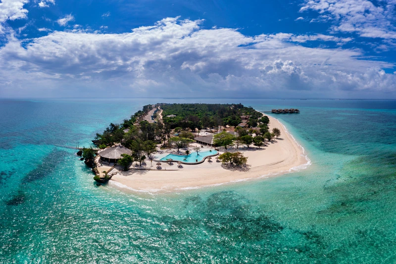 Bawe Island Zanzibar Aerial