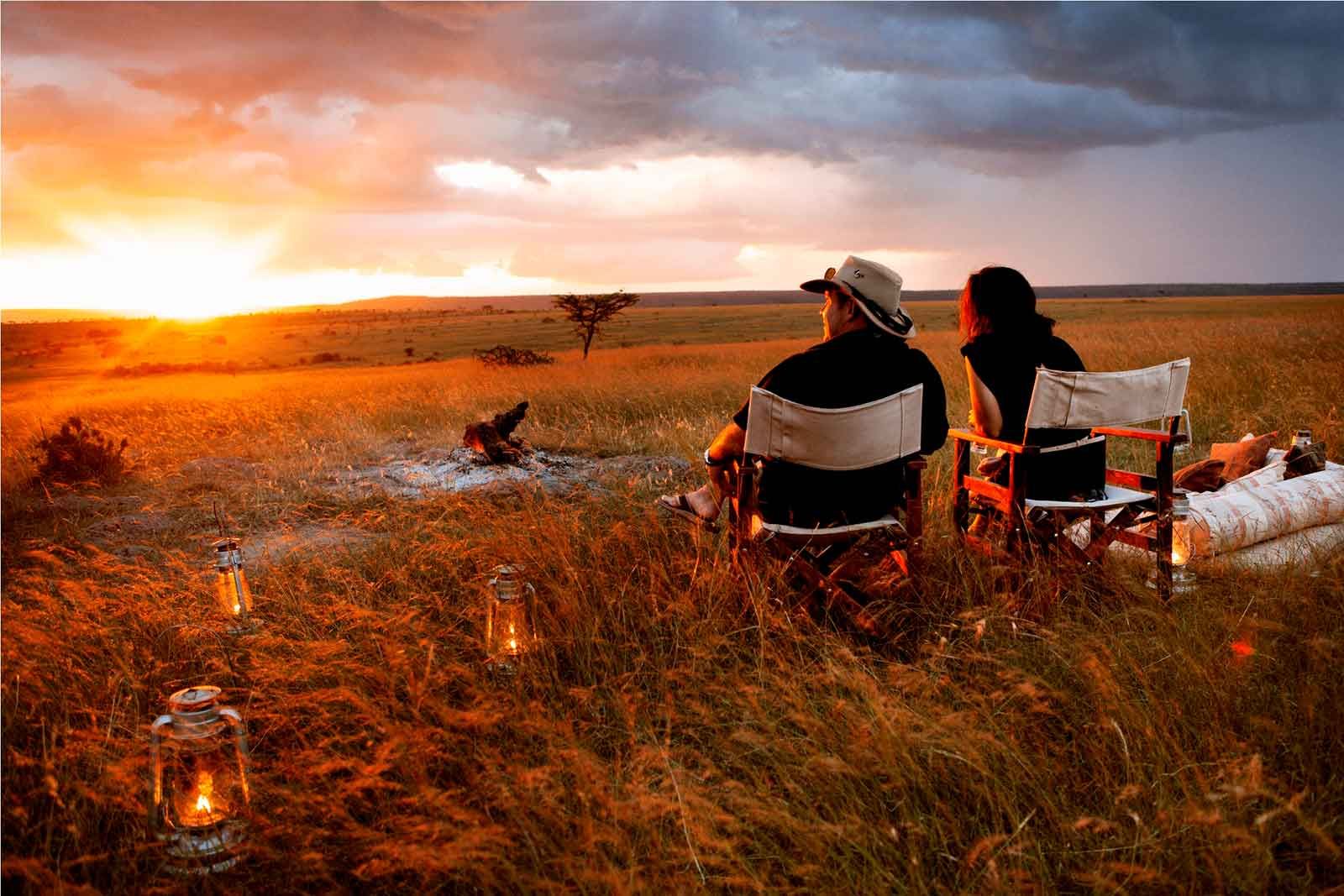 honeymoon safari couple